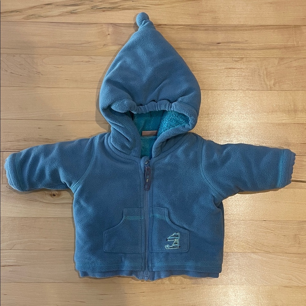Cozy Blue Kids Hoodie (1 mo)
